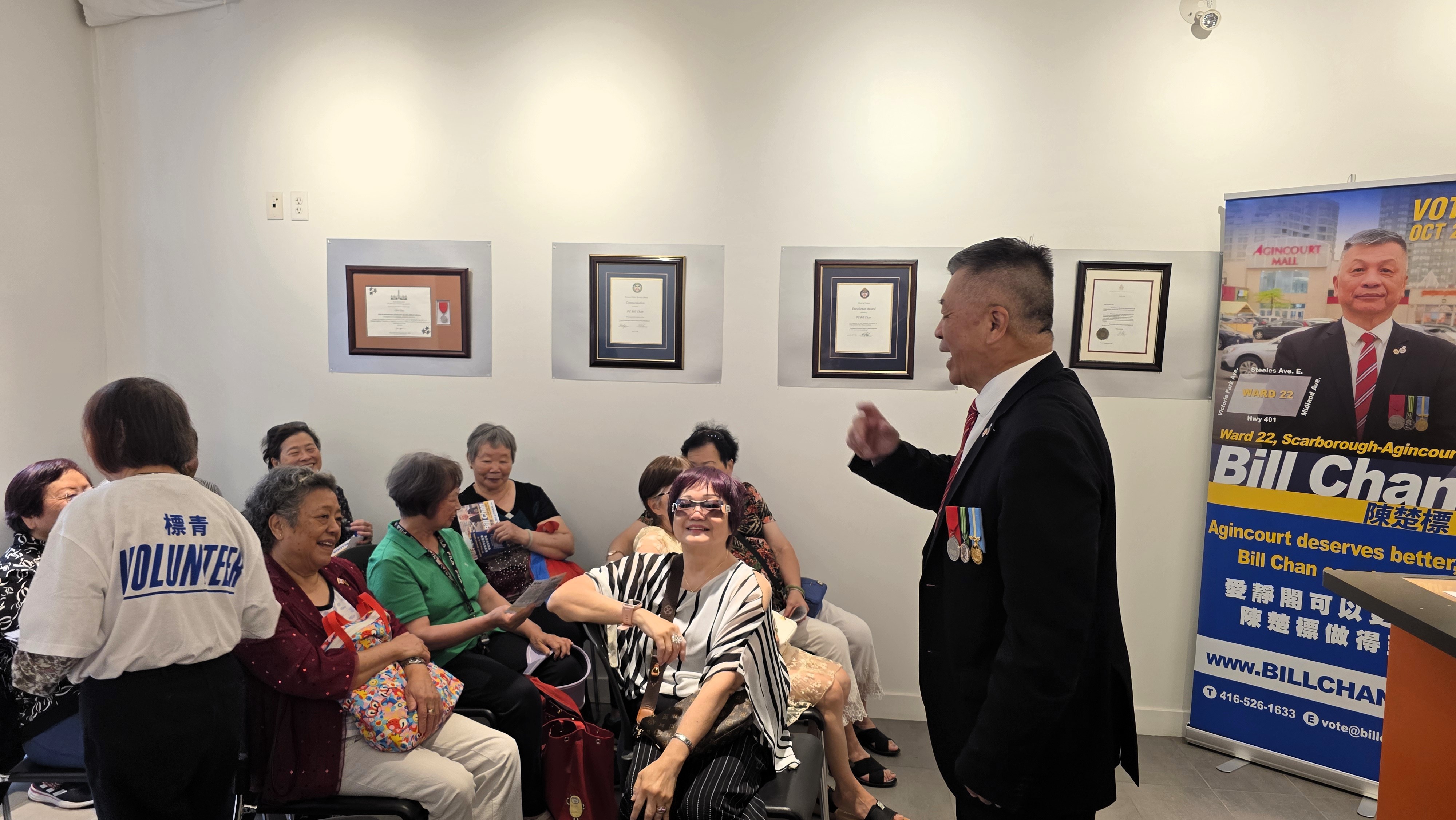 Retired Toronto Police Officer Bill Chan Runs for City Councillor in Ward 22, Scarborough—Agincourt