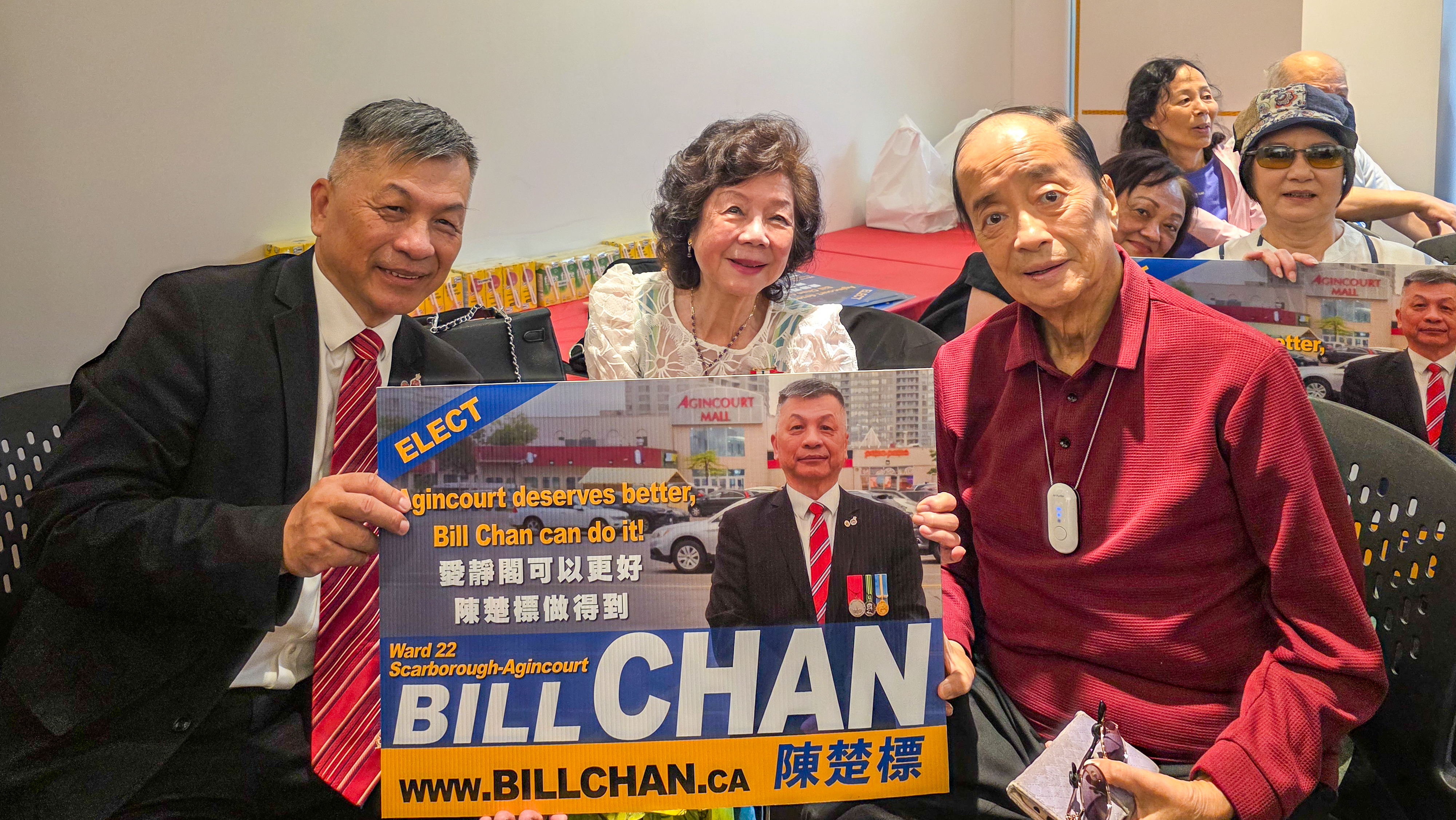 「当年的 Bill Sir 回来了！」 盼更进一步服务社区,  退休多伦多警官陈楚标（Bill Chan） 启动竞逐多伦多第22区士嘉堡－爱静阁市议员