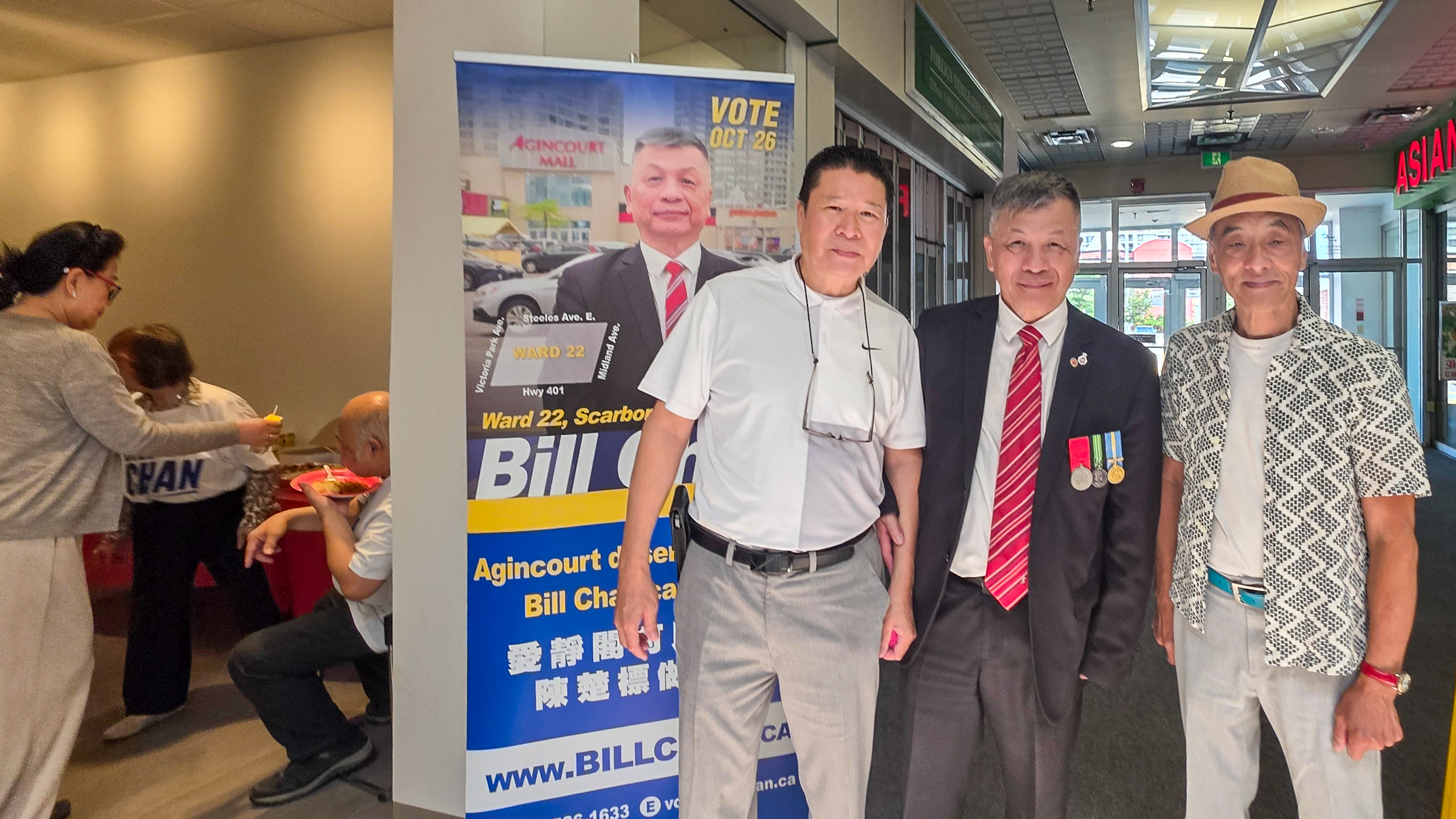 「当年的 Bill Sir 回来了！」 盼更进一步服务社区,  退休多伦多警官陈楚标（Bill Chan） 启动竞逐多伦多第22区士嘉堡－爱静阁市议员