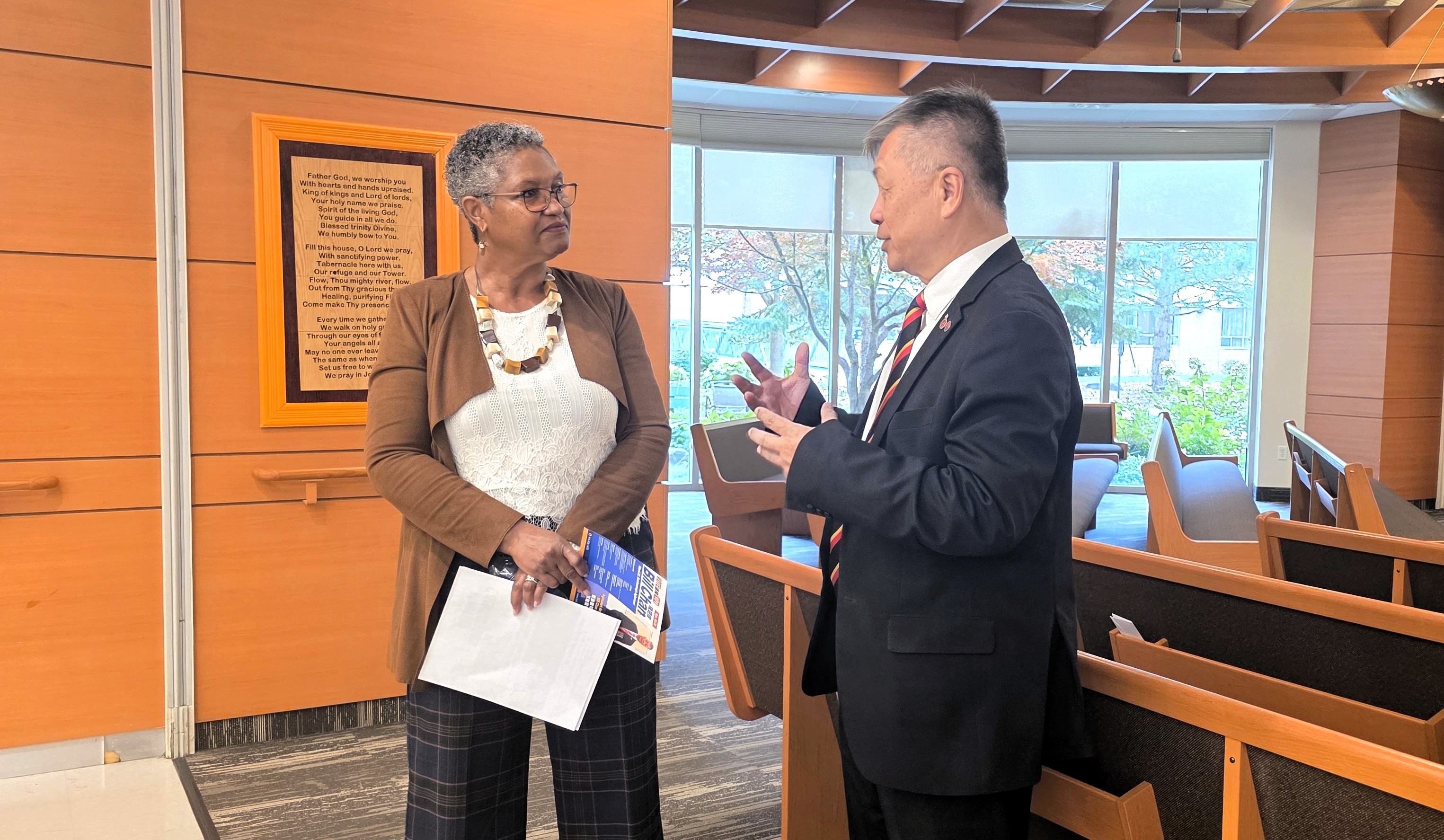 陳楚標( Bill Chan) 出席 Shepherd Village Open House 社區論壇，聆聽長者及居民心聲